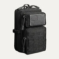CobaltNook Black tactical MOLLE organizer pouch with US flag patch