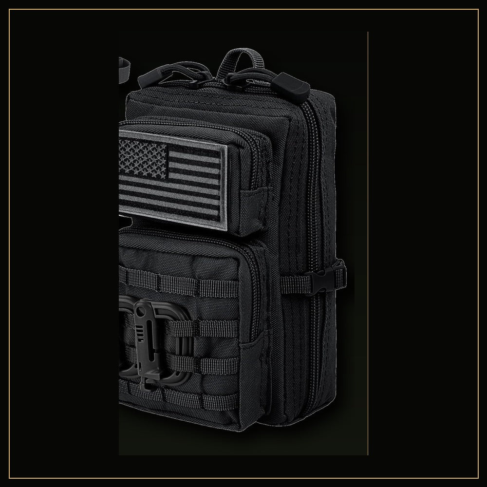 CobaltNook Black tactical MOLLE organizer pouch