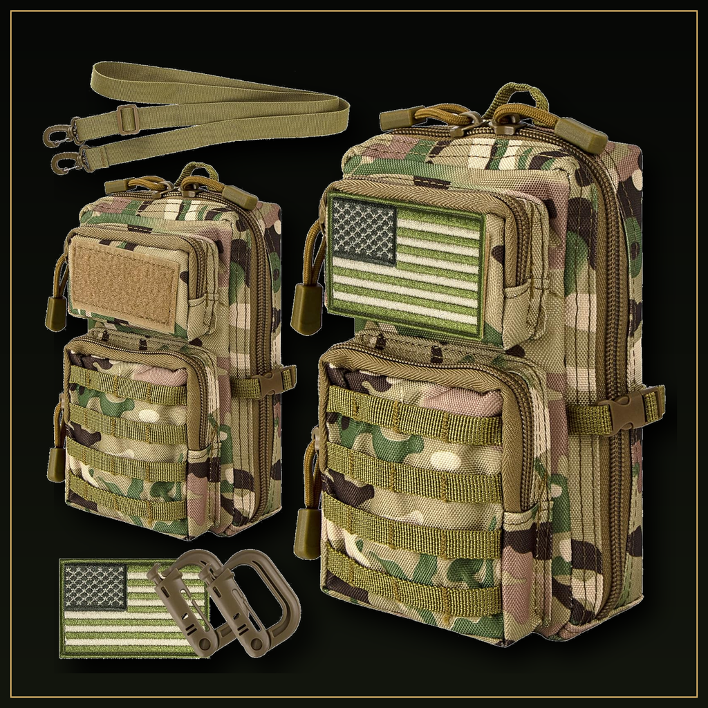CobaltNook Camo tactical MOLLE organizer pouch color option