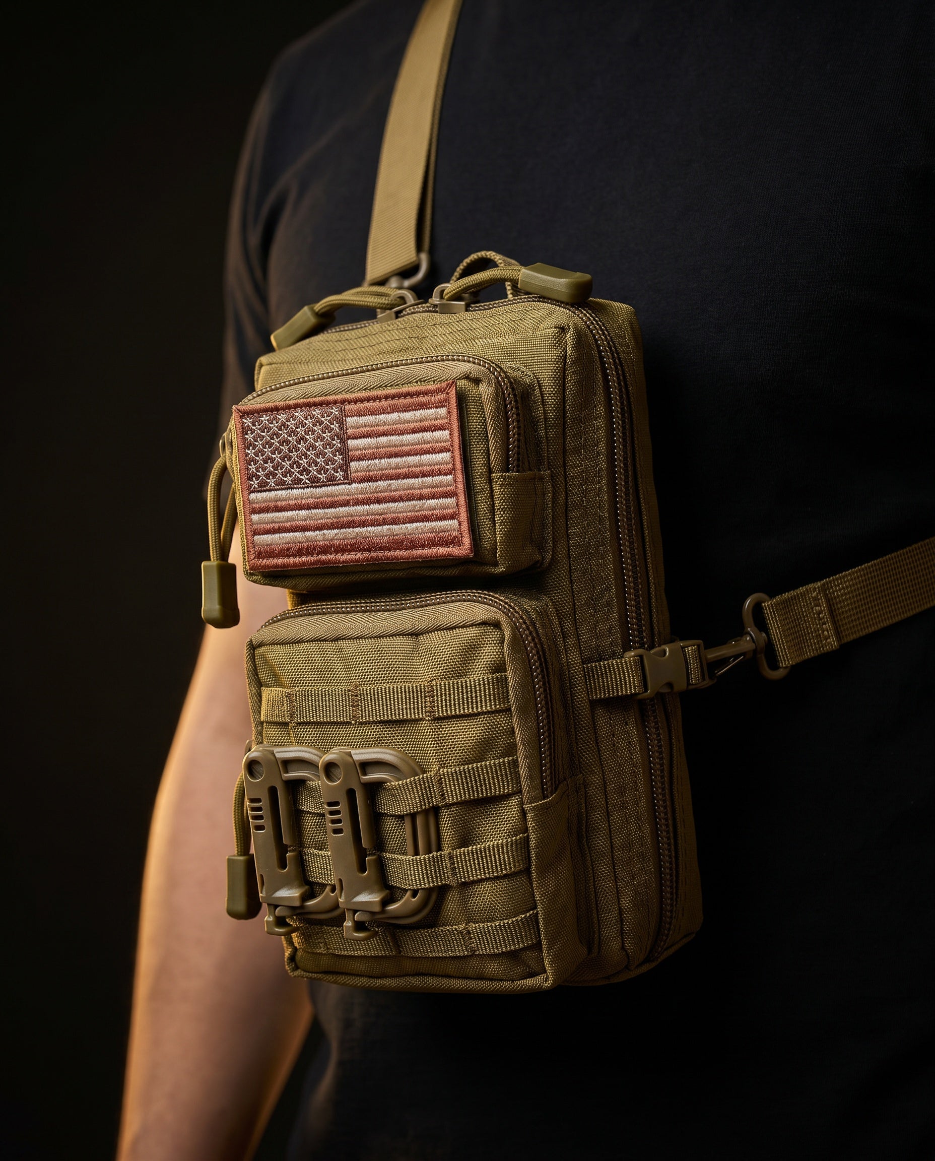 CobaltNook Tactical EDC Pouch belt and crossbody carry options