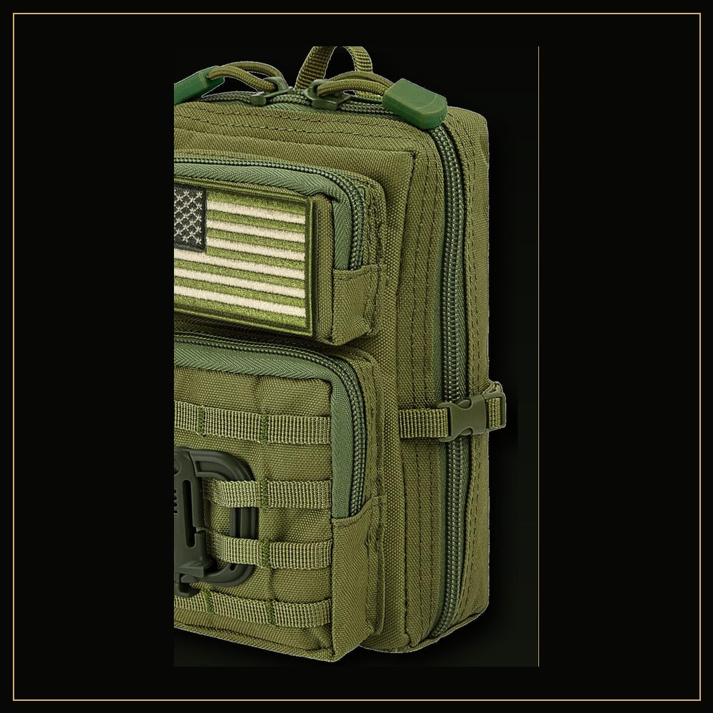 CobaltNook Green tactical MOLLE organizer pouch