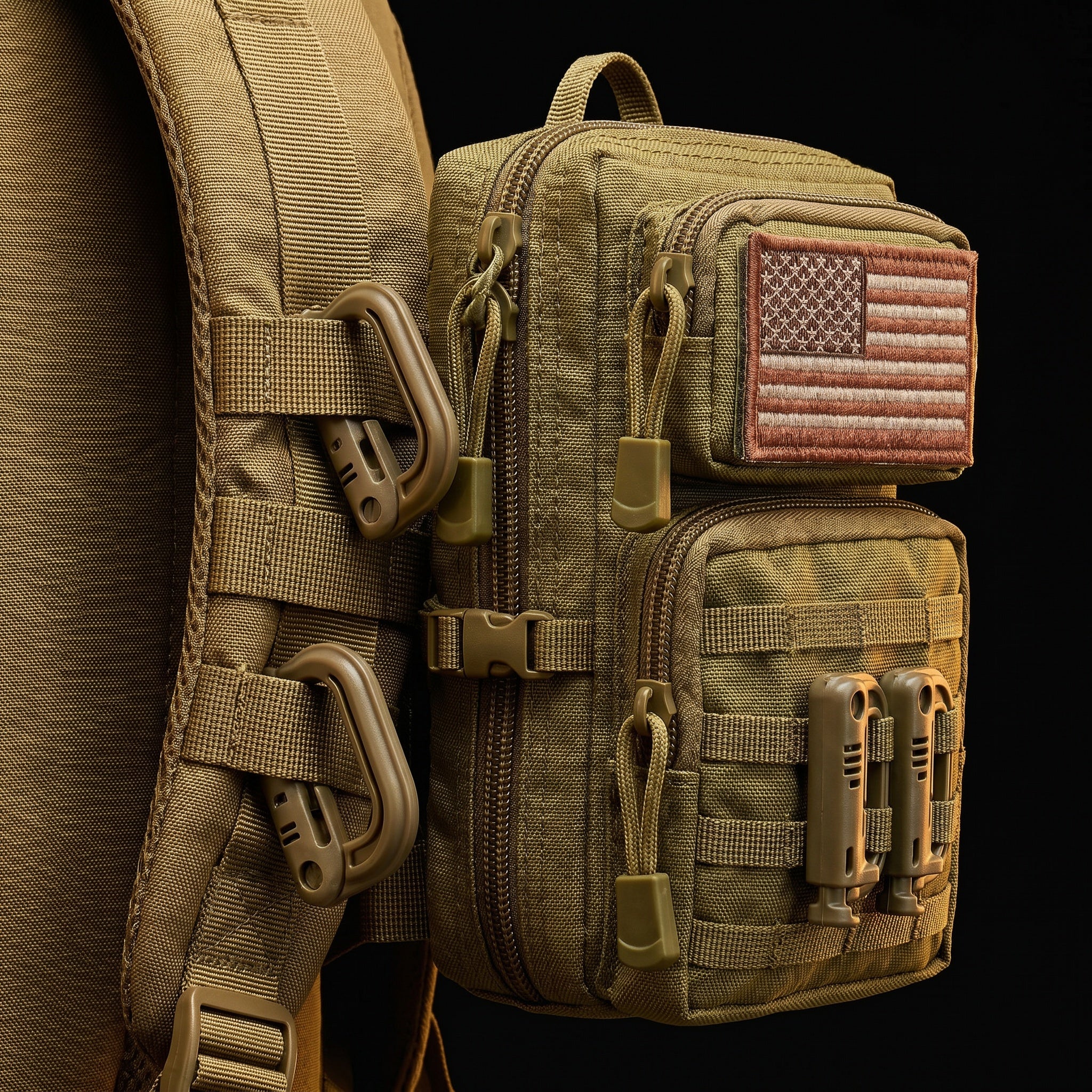 CobaltNook Tactical EDC Pouch MOLLE attachment details